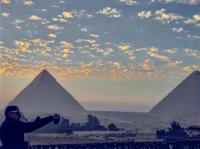 Moon light pyramids view - B&B
