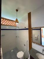 Dreibettzimmer mit Gartenblick