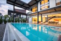 Loft-Style Hyper Modern 4Br Villa Sunset garden 6 with 12x5m Salt Pool - Ferienwohnung Ban Raboet Kham