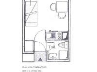 Studio cosy 2 pers, Les Menuires, animaux admis - FR-1-452-161 - Ferienwohnung Les Menuires