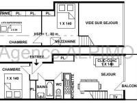 Appartement 3 pièces mezzanine Les Saisies - 8 personnes - Chambres d'hôtes Hauteluce