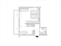 Studio met Balkon en Uitzicht op het Meer