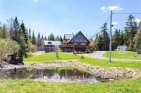 Chalet en bois rond - Chambres d’hôtes Saint-Herménégilde