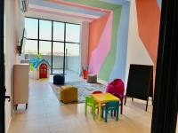 Industrial stylish 3-br. apartment & city views in front of Parque Fundidora & Arena Mty - Chambres d'hôtes Monterrey