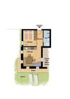 Appartamento con 1 Camera da Letto e Balcone 1 