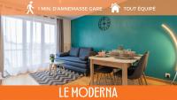 B&B Annemasse - ZenBNB - LE MODERNA - Near Train Station - Spacious - Design - Bed and Breakfast Annemasse