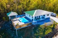 Magnifique villa piscine, vue mer, 8 km plages - Chambres d’hôtes Le François