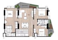 cozy spacious family suite with three bedrooms and two bathrooms SKY RIVER - Chambres d'hôtes Chiang Mai