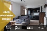 Appart Chic & Elégant-Métro 7 Leo-Lagrange+Parking - Bed and Breakfast Villejuif