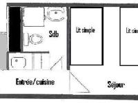 Studio pour 2 au pied des pistes à La Plagne - FR-1-455-171 - B&B La Plagne Tarentaise
