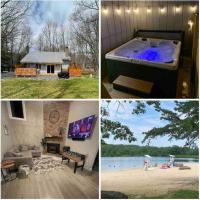 B&B Albrightsville - Modern Home near Lake w HotTub, Game Room, Fireplace - Bed and Breakfast Albrightsville