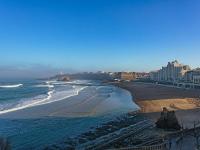 Studio cosy à Biarritz avec vue sur l'océan, 2e étage, ascenseur - FR-1-3-483 - B&B