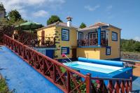B&B Puntallana - CASA ALBA, casa rústica en la colina con piscina-spa climatizada y vistas al mar - Bed and Breakfast Puntallana