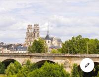 Cosy Loire, T2 neuf, front de Loire ,vue cathédrale,5min à pied centre ville et parking privé - Chambres d'hôtes Orléans