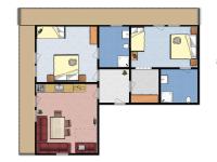 Apartamento Confort de 2 dormitorios con balcón