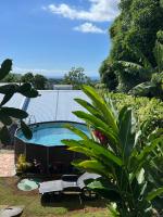 Villa Iguana, duplex paisible, vue magnifique mer et rocher du Diamant, piscine - Ferienwohnung Sainte-Luce
