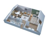 L'appart K-shmire- Cosy et spacieux, 4 pers - B&B Le Mans