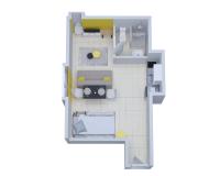 L'appart K-psule - Design, tout confort, centre-ville, 3 pers - B&B Le Mans