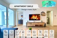 B&B Friedrichshafen - Auszeit Apartment SMILE am Uferpark - nur 100 m bis zum Bodensee, direkt am Bodenseeradweg, 2 Schlafzimmer, 2 Sonnenbalkone, schnelles WLAN, kostenloser Tiefgaragenstellplatz, für bis zu 4 Personen - Bed and Breakfast Friedrichshafen