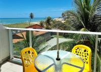 Areias do Mar Aconchegante e Tranquilo com Varanda - Ferienwohnung Barra de São Miguel