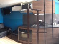 Studio with mezzanine