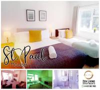 Cozy 4 Bedroom House in Smethwick with 4 bathrooms perfect for contractors and families - B&B