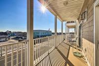 Balcony with Inlet View Dtwn Ocean City Condo - B&B Ocean City