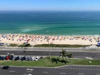 Apart hotel em frente à praia da Barra da Tijuca, vista total para o mar - Chambres d'hôtes Rio de Janeiro