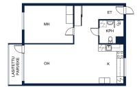 Apartment mit 1 Schlafzimmer