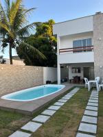 Casa com piscina em Coroa Vermelha - Chambres d’hôtes