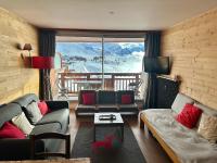 Appartement plein sud, au pied des pistes, vue imprenable - B&B Huez