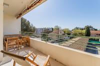 Appartement vue mer, 3 chambres, climatisation, WiFi, plage à pied - B&B