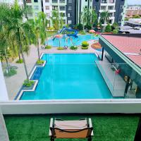 B&B Ipoh - B3 Superb PoolView Manhattan Waterpark Homestay Ipoh4-8Pax NETFLIX 2Parking - Bed and Breakfast Ipoh