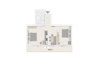 Apartment mit Balkon