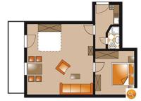 Apartamento de 1 dormitorio