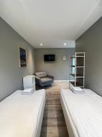 Tweepersoonskamer met 1 of 2 Bedden en Badkamer