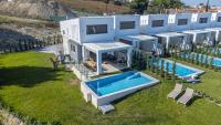 Villa Mare - Private Pool, 4 Bdrms, Sea View, BBQ - B&B Hanioti