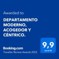 DEPARTAMENTO MODERNO, ACOGEDOR Y CÉNTRICO. - B&B
