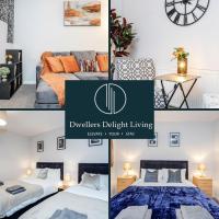 B&B Chigwell - Dwellers Delight Living Ltd Serviced Accommodation Fabulous House 3 Bedroom, Hainault Prime Location ,Greater London with Parking & Wifi, 2 bathroom, Garden - Bed and Breakfast Chigwell