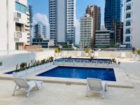 Apartamento 1804 Cartagena Bocagrande hermosa vista a 1 cuadra de la playa - Chambres d'hôtes Carthagène
