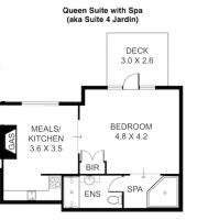 Queen Suite with Spa Bath