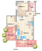 Appartement 2 Chambres avec Terrasse