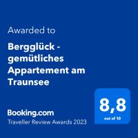 Bergglück - gemütliches Appartement am Traunsee - B&B Altmünster