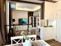 Lux apartments in the city center with a coffee machine, view of a theater, near Zlata Plaza - B&B Rivne