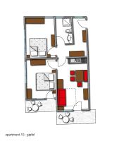 Appartement met 2 slaapkamers