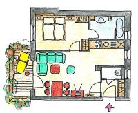 Appartement met 1 Slaapkamer