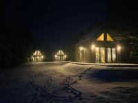 Okno Na Wodę- całoroczne domy z linią brzegową jeziora i sauną - B&B Rybno