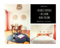 B&B Brive-la-Gaillarde - TURGOT 4 - Esprit Vintage - 2 chambres - Bed and Breakfast Brive-la-Gaillarde