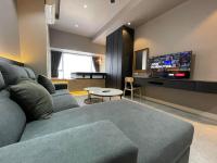 Studio mit Kingsize-Bett und Schlafsofa