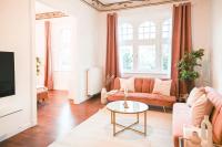 120qm Denkmal Apartment in Krefeld mit Stuck und Balkon - BEUYS Apartments - Krefeld - Ferienwohnung Krefeld